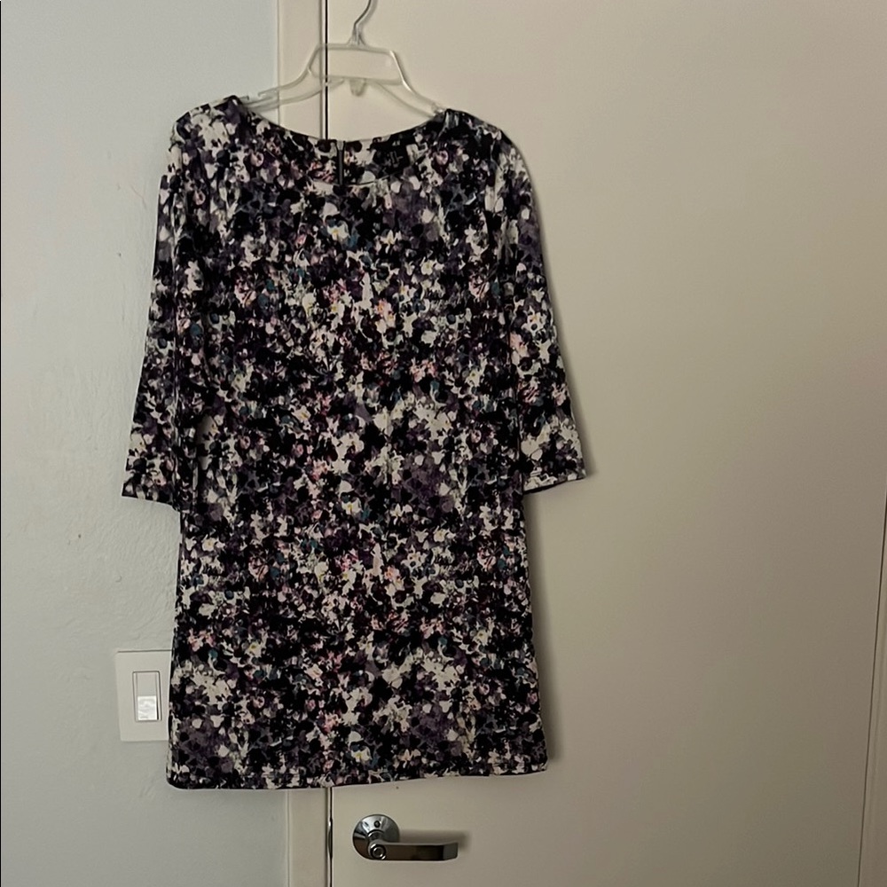 H&M Elegant Floral Long Sleeve Dress